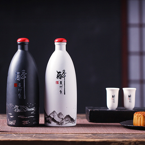 <b>陶瓷酒具日皮软件下载 黑白套裝</b>